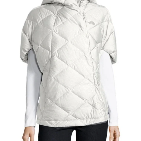 The Northface Far Northern Quilted Puffer Capelet EUC Rich Navy XS - Picture 9 of 16